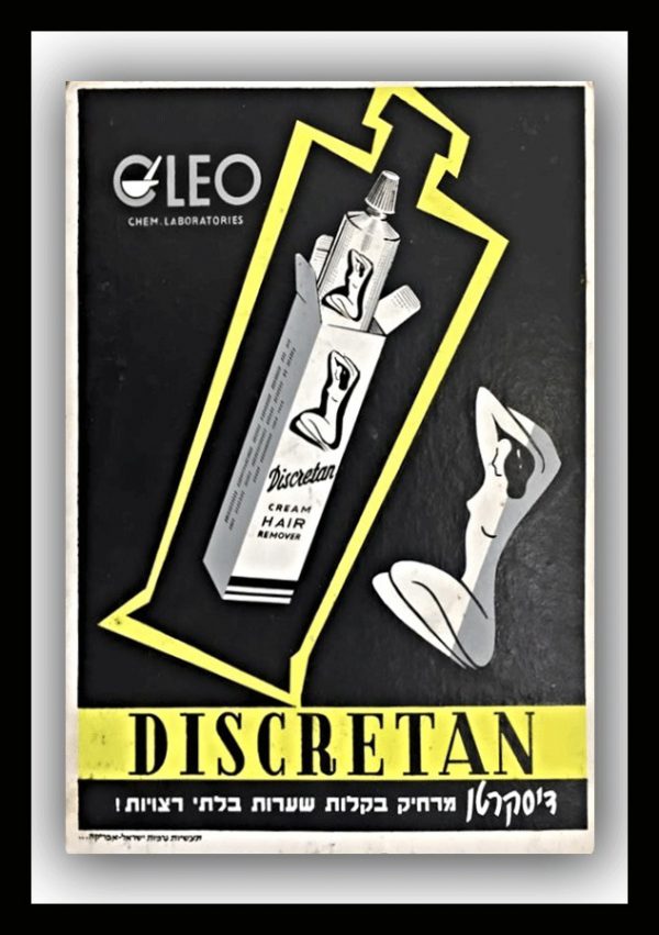 "Discretan" easily removes unwanted hairs 1960s