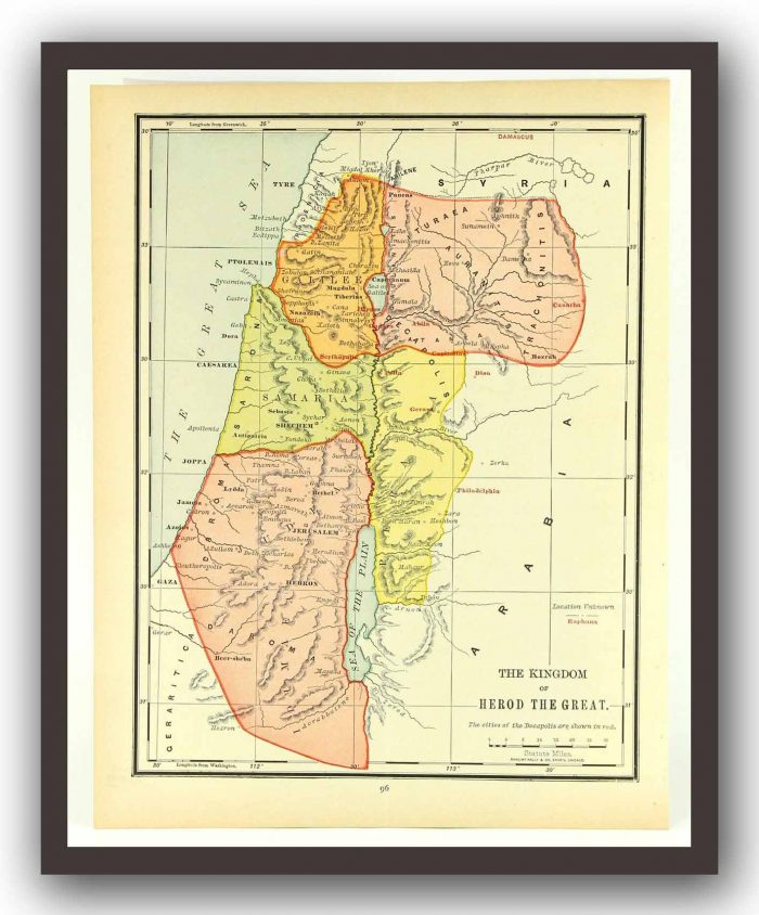 Vintage Israeli Maps – Special Sale For Rosh Hashanah & Sokkot ...