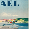 Vintage isreali poster zim 1949