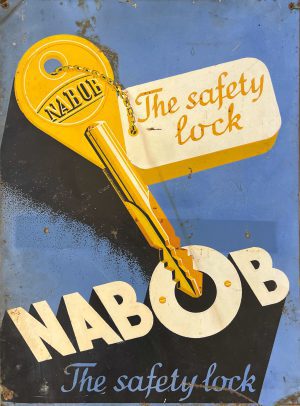Vinatge Israeli Tin sign "Nabob"