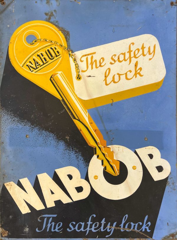 Vinatge Israeli Tin sign "Nabob"