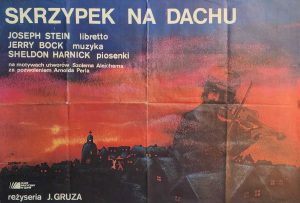 "Fiddler On The Roof" Vintage Poster Poland 1984