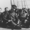 Benjamin Ze'ev Herzl on a ship on the way to Israel, 1898