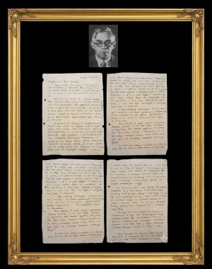 Rare Zionist Autograph letter handwritten and signed by Ze’ev Jabotinsky, New York 1940