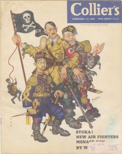 STUKA NEW AIR FIGHTERS MENACE YOU Collier's magazin
